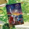 Briarwood Lane Beachfront Fireworks Fourth of July House Flag Patriotic Nautical 28" x 40" - 4 of 4