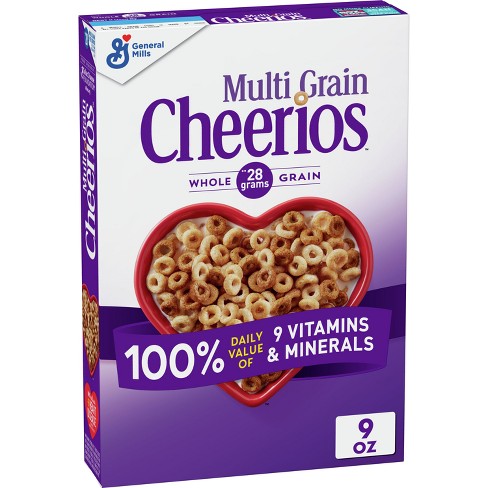 Multi-Grain Cheerios Breakfast Cereal - 9oz - General Mills - image 1 of 4