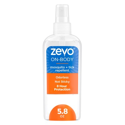 Zevo On Body Pump Spray Personal Repellents and Bug Sprays - 6oz