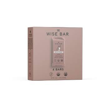 Wise Bar Adaptogen Energy Bar - Mocha Coconut - 4ct