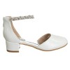 Badgley Mischka Girls' Wedding Shoe with Embellishments and Strap - Perfect for Parties, Weddings, and Special Occasions (Little Kid/Big Kids) - 2 of 4