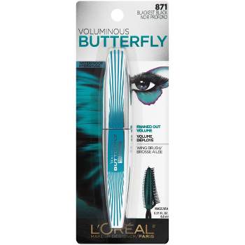 L'Oreal Paris Voluminous Butterfly Waterproof - 871 Blackest Black - 0.21 fl oz