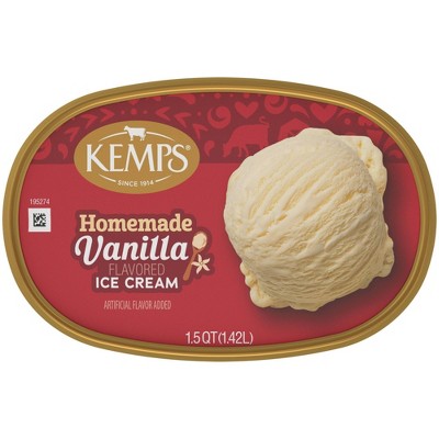 Kemps Old Fashioned Homemade Frozen Vanilla - 48oz