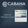 Cabana Air Filters 6 Pack Home HVAC Furnace Air Filters, Capture Unwanted Particles with Pleated Design, MERV 13, 12 x 20 x 1, White - 4 of 4