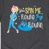 JoJo Siwa You Spin Me Round And Round Short Sleeve Graphic T-Shirt - Heather Charcoal - 5T - 2 of 3