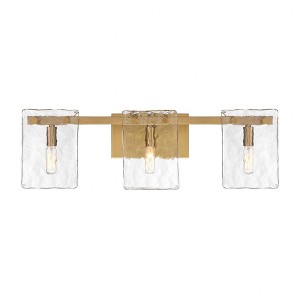 Savoy House Genry 3 - Light Vanity in  Warm Brass - 1 of 3