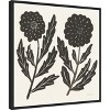 Amanti Art Floral Simplicity II Cream by Danhui Nai Canvas Wall Art Print Framed 22 x 22-in. - 3 of 4