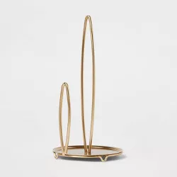 Iron Wire Paper Towel Holder Gold - Threshold™