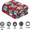 Comfort Flannel Blanket Super Soft Christmas Prints Throw Blanket Christmas Gift. - 3 of 4