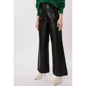 Women's Terre Faux Leather Pants - DELUC - 1 of 3