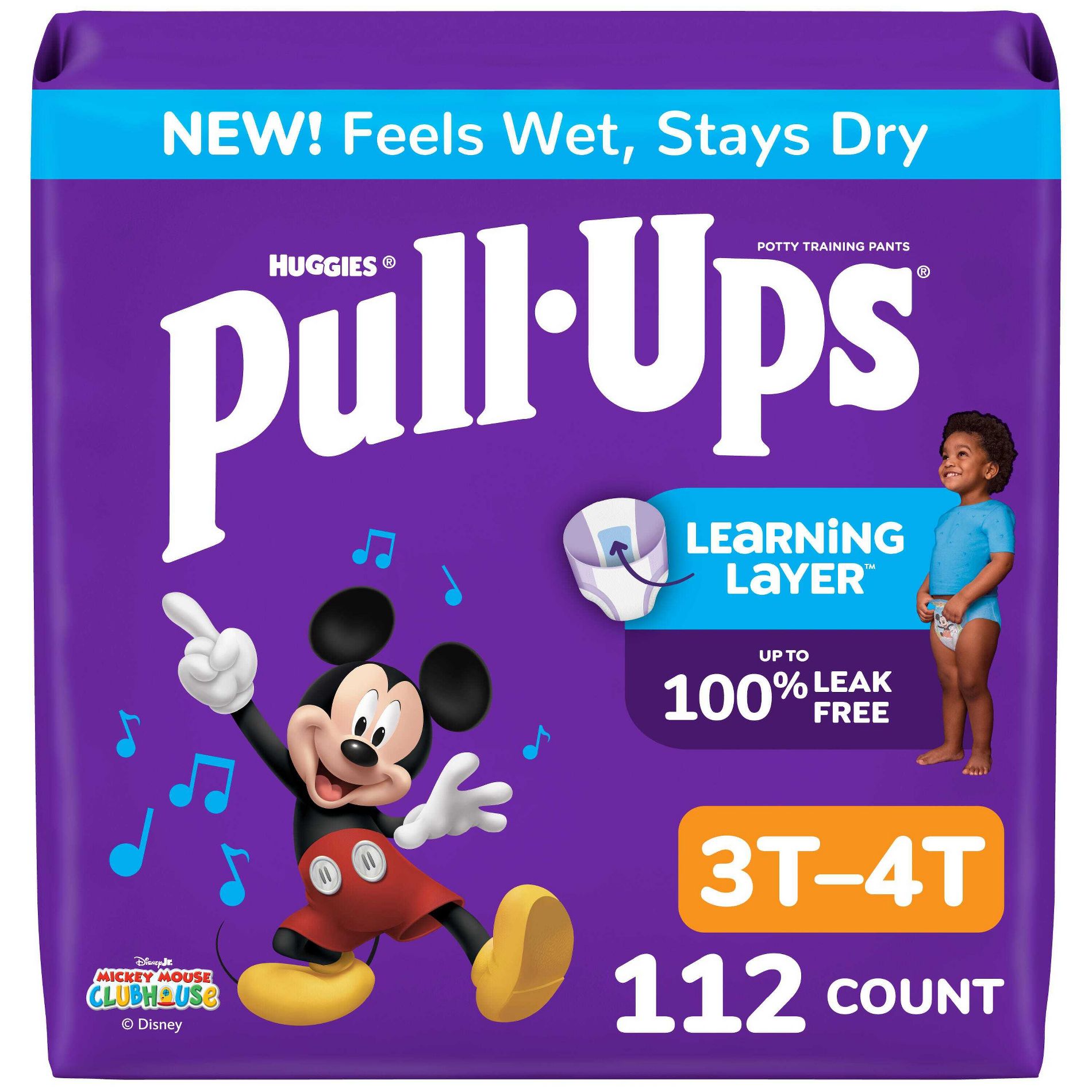 Pull-Ups Boys' Potty Training Pants - 3T-4T - 112ct: Paraben-Free, Sulfate-Free, Hypoallergenic, Non-Toxic