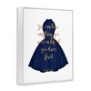 Stupell Industries If You Dress For It Quote Blue Gown Fashion Black Framed Giclee Art - 3 of 4
