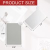 Unique Bargains PU Leather Travel Compact Handheld Mini Mirror - 2 of 4