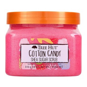 Tree Hut Cotton Candy Shea Sugar Body Scrub - 18 oz - 1 of 4