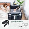 MYKKO Pack n Play Dome LX Playard with Baby Bassinet, Lightweight Portable Crib, Push-Button Fold Travel Crib, Redmond, Convertible - 2 of 4