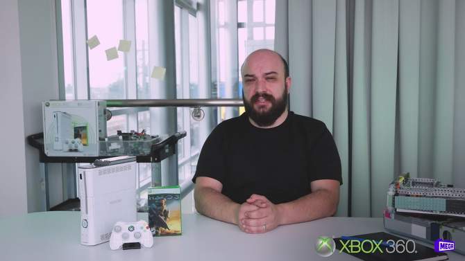 MEGA Showcase Microsoft Xbox 360 Collector Building Set - 1342pcs, 2 of 12, play video