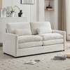 Whisen 68.1" Cozy Upholstered Loveseat Sofa Oversized Comfy Comfy Cloud Sofa Double Cushion Loveseat Sofa - 3 of 4