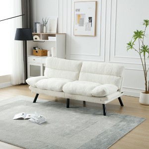 VYNXARIA sofa with thick cushion,Sofa bed,Sleeper sofa with metal feet - 1 of 4