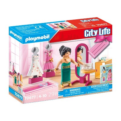 Playmobil City Life Fashion Boutique Gift Set 70677 Playset 29pcs