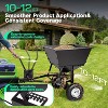 Suchtale Tow-Behind Broadcast Spreader, 90lb Capacity, Heavy Duty for Fertilizer & Seed, Adjustable Flow, 10" Pneumatic Tires - 3 of 4