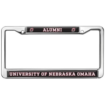 Nebraska at Omaha Alumni Logo Full Size Standard License Plate Metal Frame