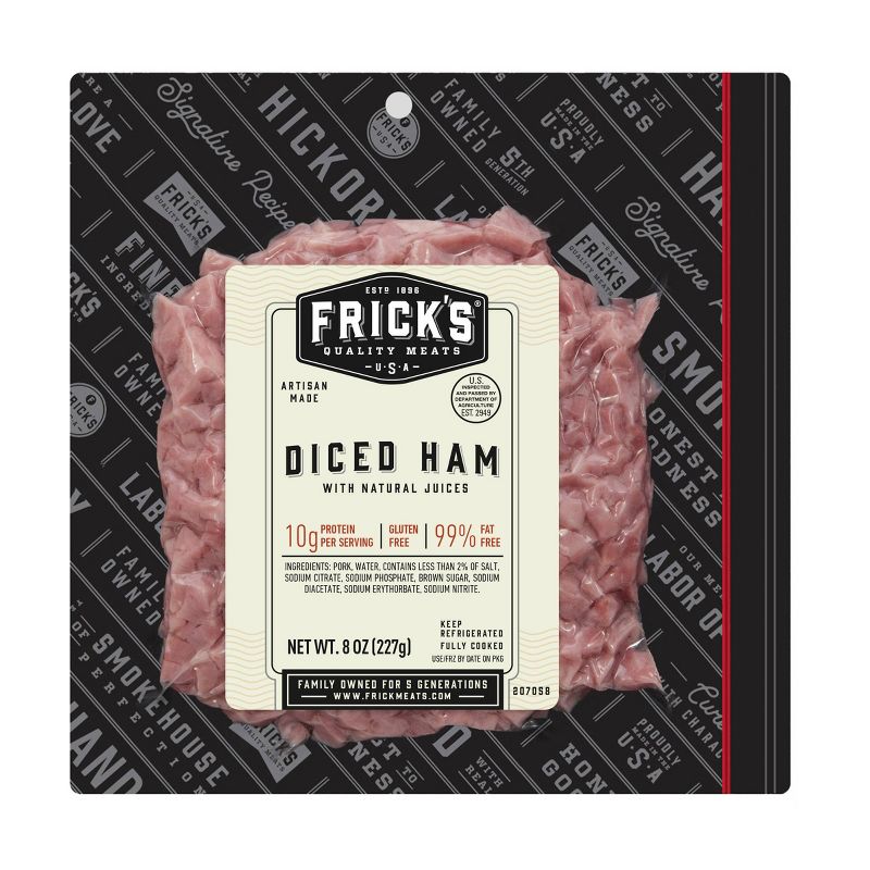 Frick&#39;s Quality Meats Diced Ham - 8oz, 1 of 5
