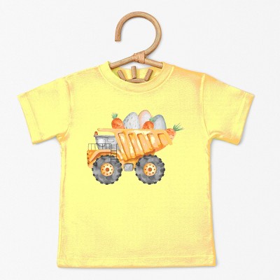 The Juniper Shop Easter Dump Truck Toddler Short Sleeve Tee