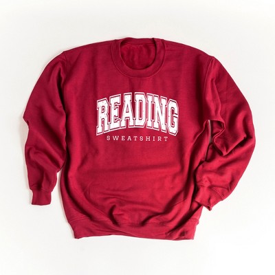 Simply Sage Market Women's Graphic Sweatshirt Reading Sweatshirt Varsity