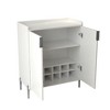 Homy Casa Corner Wine Bar Cabinet with Storage Shelves and Drawers, for Dining or Living Room - 4 of 4