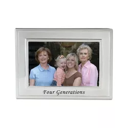 Lawrence Frames Sentiments Collection Four Generations 4" x 6" Metal Picture Frame 508164
