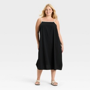 Women's Midi A-Line Dress - Ava & Viv™ - 1 of 3