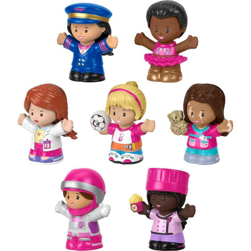 Fisher-Price Little People Barbie You Can Be Anything Figures - 7pk, 4 of 8