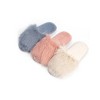 Roxoni Cozy Chic Fuzzy Slippers for Girl's - Fizzy Hair Top with Faux Fur Body, Comfortable & Relaxing - 3 of 4