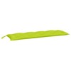 vidaXL Garden Bench Cushion Bright Green 59.1 in.x19.7 in.x2.8 in. Oxford Fabric - 2 of 4