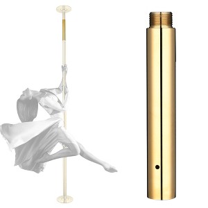 Yescom 262 mm Chrome Dancing Pole Extension for 45 mm Spinning Pole Steel Gold - 1 of 4
