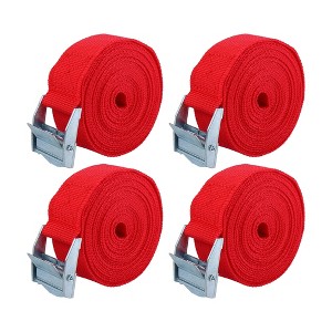 Unique Bargains Cargo Tie Down Straps Heavy Load Lashing Straps Travel Luggage Strap Adjustable with Cam Lock Buckle for Car Truck - 1 of 4