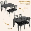 TackView Dining Set, Kitchen Table Chairs Set with Comfortable PU Cushion, Furniture with Kitchen Chairs - 4 of 4