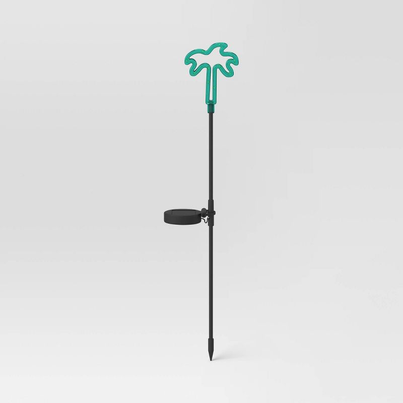 Solar Light Plastic Decorative Garden Stake Palm Tree - Sun Squad&#8482;, 1 of 3