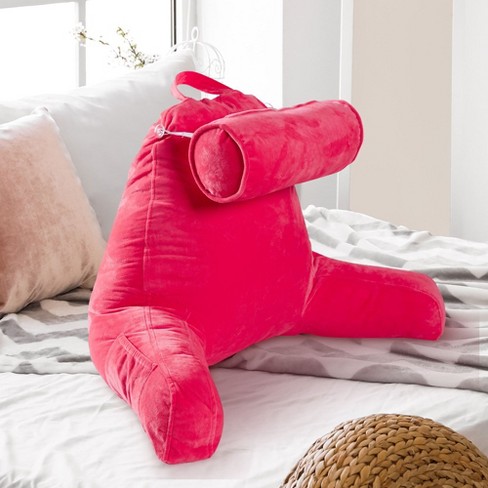 Pink store backrest pillow