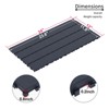 GlasFlength Carpet Tiles 24 Pack 2FT Interlocking Deck Tiles, DIY Flooring for Patio Poolside Balcony Backyard, Gray, 24"*12"*0.8" - 3 of 4