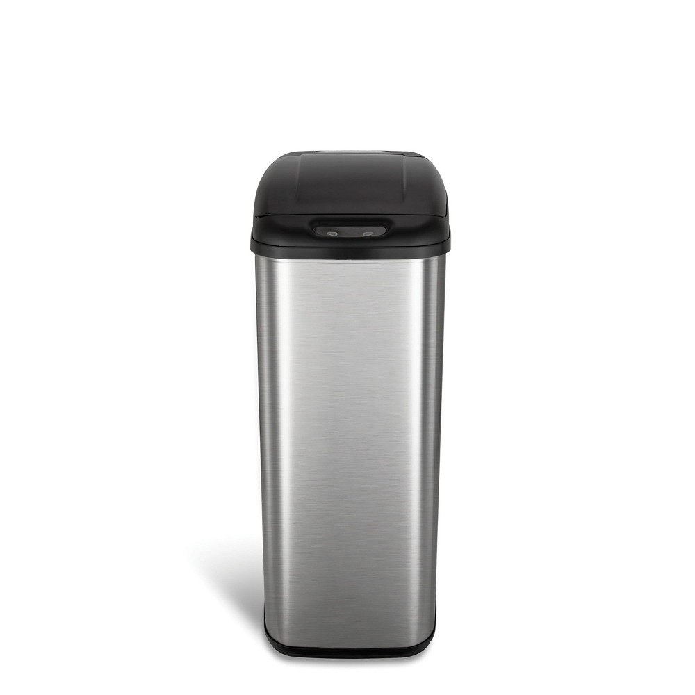 UPC 891946001028 product image for Nine Stars 13.2gal/50L Motion Sensor Trash Can Silver | upcitemdb.com