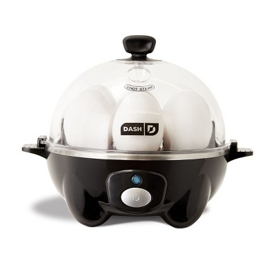 Dash 7-Egg Everyday Egg Cooker, Black