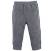 Touched by Nature Baby and Toddler Boy Organic Cotton Pants 4pk, Blue Gray - 4 of 4