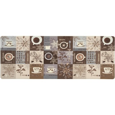 World Rug Gallery Coffee Kitchen Anti Fatigue Standing Mat
