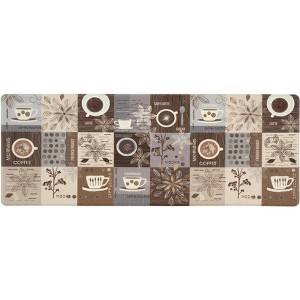 World Rug Gallery Coffee Kitchen Anti Fatigue Standing Mat - 1 of 4