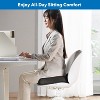 Mount-It! Office Seat Cushion, Premium Comfort Chair Cushion, Memory Foam & Gel Filling, Ergonomic Cushion for Chair Car Office Desk, Tailbone Relief - 2 of 4