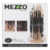 Mezzo Rotating Paint Brush Storage Rack w/ Oil Paint Brushes- Imperial Professional Chungking Handmade Natural Hog Bristle Brush Set- 10 Assorted - 4 of 4