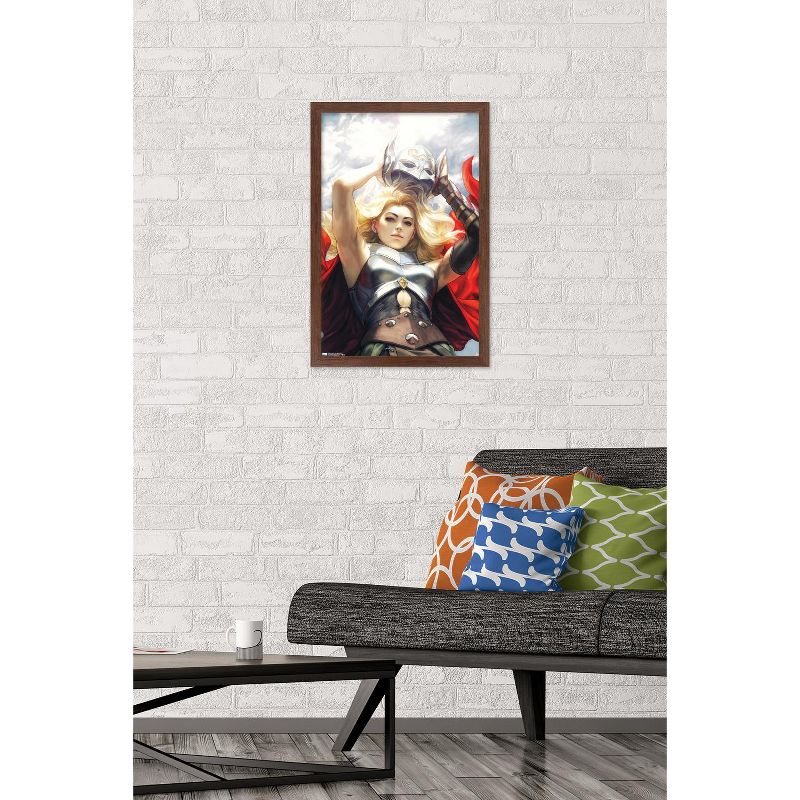 Trends International Marvel Comics - Thor - Mighty Thor #705 Framed Wall Poster Prints, 2 of 7