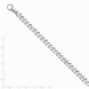 Black Bow Jewelry 14k White Gold 7.85mm Fancy Chain Link Bracelet - 2 of 4