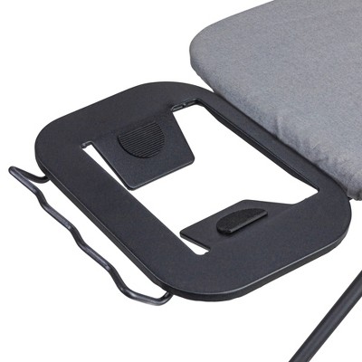 Ultra 63" Black and Gray 4-Leg Ironing Board with Cotton Cover